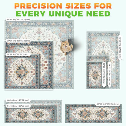 Hompet Cat Litter Mat 2 Pack, 36x36 Large Machine Washable Trapping Mats - Image 7