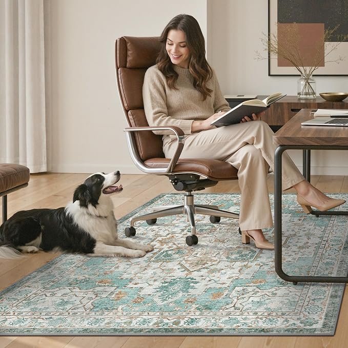 48"x60" Office Chair Mat for Hardwood Tile Floor, Under Desk Carpet Protector - Image 7