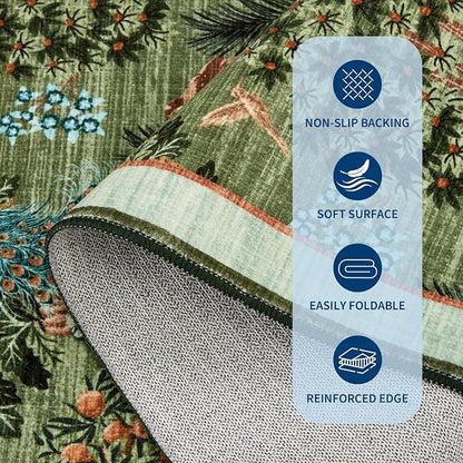 GarveeHome Jungle Washable Rug 9x12 Area Rugs - Image 6