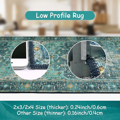 Moynesa Ultra-Thin Washable Runner Rug - Image 6