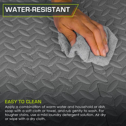 ProsourceFit Exercise Puzzle Mat ½-inch, EVA Interlocking Foam Floor Tiles - Image 6