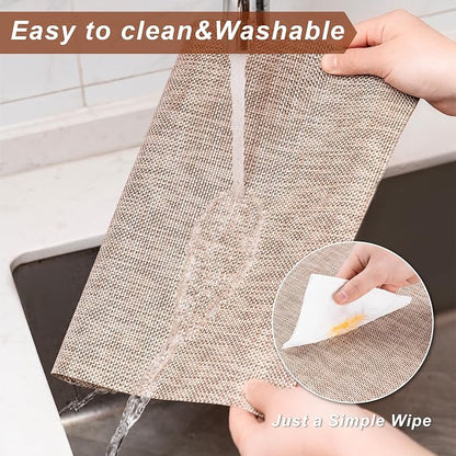 Placemats Set of 4 Washable Indoor | Outdoor Vinyl Place Mats - Image 3