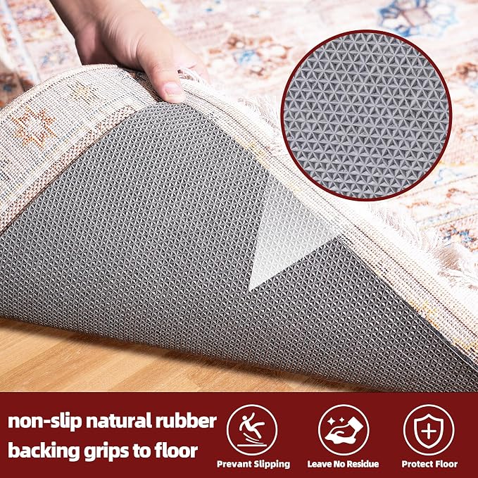 BAGAIL Felt and Natural Rubber Backing Rug Pads 1/4” Thick, 2 x 6 Ft Non Slip - Image 4