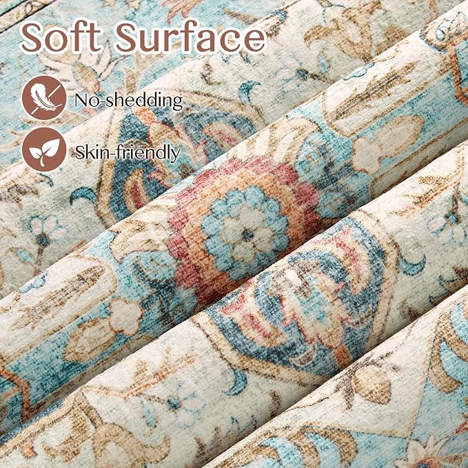 Tortania Area Rug 3x10 Runner Rugs - Image 8
