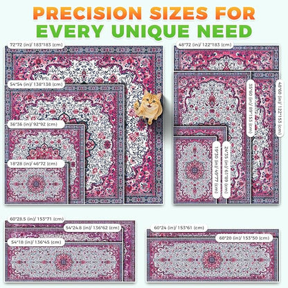Hompet Cat Litter Mat 2 Pack, 24.8x54 Large Machine Washable Trapping Mats - Image 7