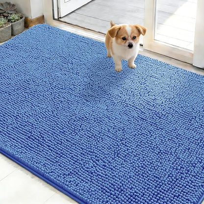 OLANLY Dog Door Mat for Muddy Paws 50x30, Absorbs Moisture and Dirt, Absorbent by OLANLY