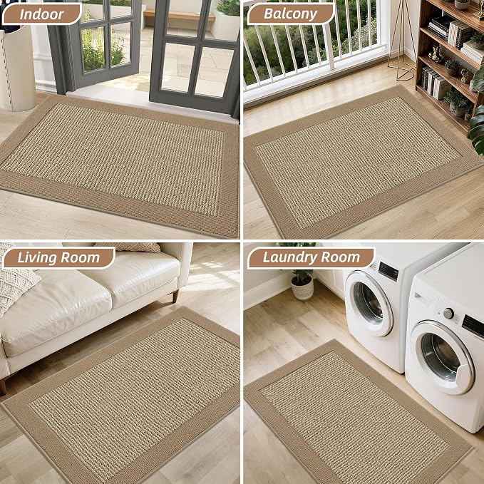 BEQHAUSE Indoor Door Mat 36" x 60", Dirt Trapper Door Mats Non-Slip Entryway - Image 8