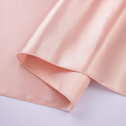 Rose Gold Table Runners 16 Pack 12x108 inch Silk Satin Smooth Fabric | Satin - Image 2