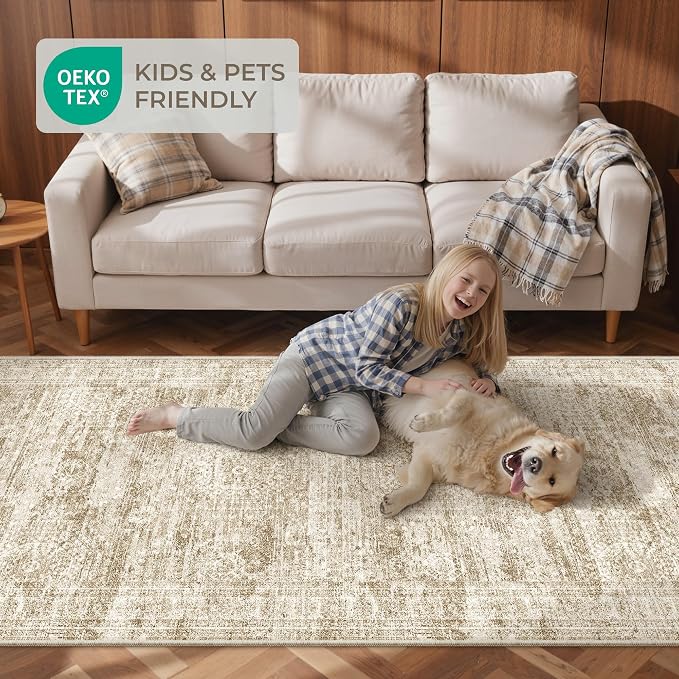 3x6 Runner Rug Non Slip, Thin Entryway Washable Rug - Image 9