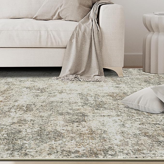 4x6 Area Rugs for Living Room Rug Washable: Abstract Rug for Dining Room - Image 9