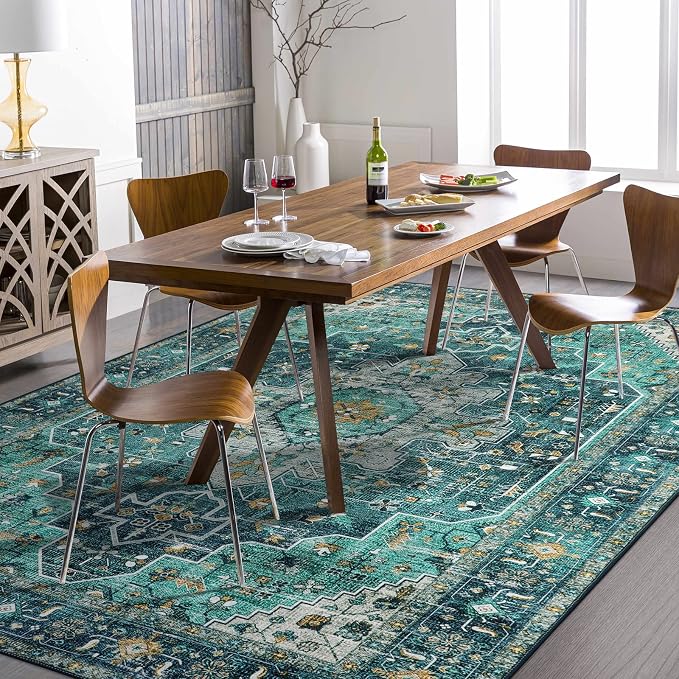 Moynesa Ultra-Thin Vintage Area Rug - Image 6