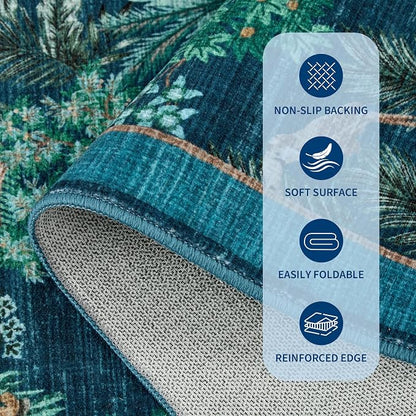GarveeHome Jungle Washable Rug 9x12 Area Rugs - Image 6