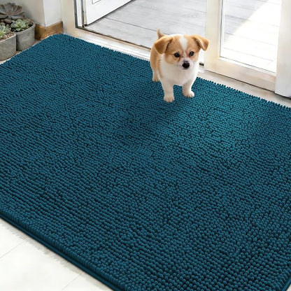 OLANLY Dog Door Mat for Muddy Paws 50x30, Absorbs Moisture and Dirt, Absorbent by OLANLY