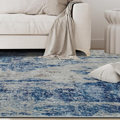 4x6 Area Rugs for Living Room Rug Washable: Abstract Rug for Dining Room - Image 9