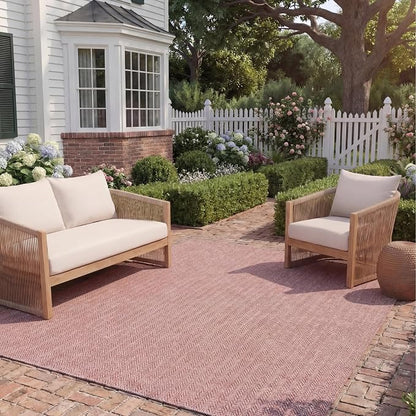 SAFAVIEH Outdoor Area Rug 6'7"x9'6" - Image 12