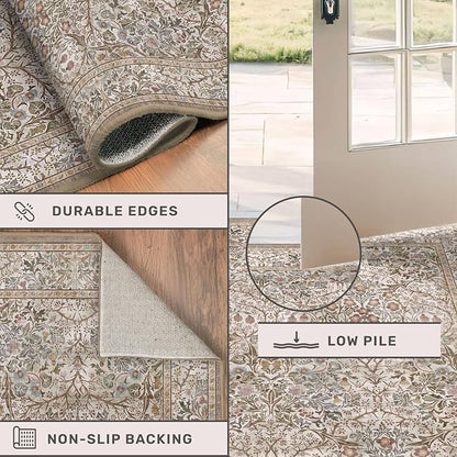 2x6 Washable Bathroom Runner Rug Non Slip - Image 4