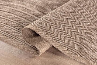 CAMILSON Easy Jute Rug 2x3, Indoor Outdoor Natural Color Fiber Area Rugs - Image 3