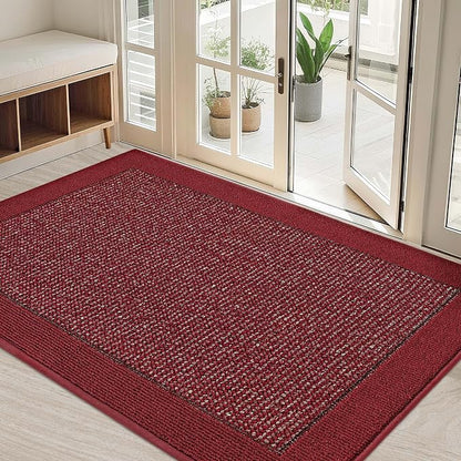 BEQHAUSE Indoor Door Mat 32" x 48", Dirt Trapper Door Mats Non-Slip Entryway by BEQHAUSE