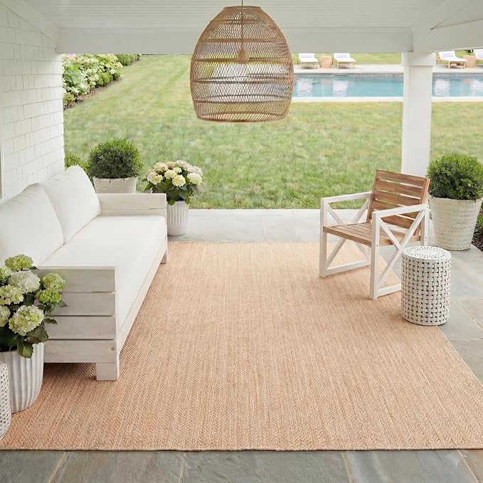 SAFAVIEH Outdoor Square Rug 10' by Unknown