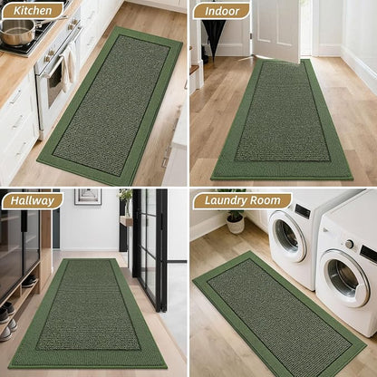BEQHAUSE Indoor Door Mat 24" x 60", Dirt Trapper Door Mats Non-Slip Entryway - Image 8