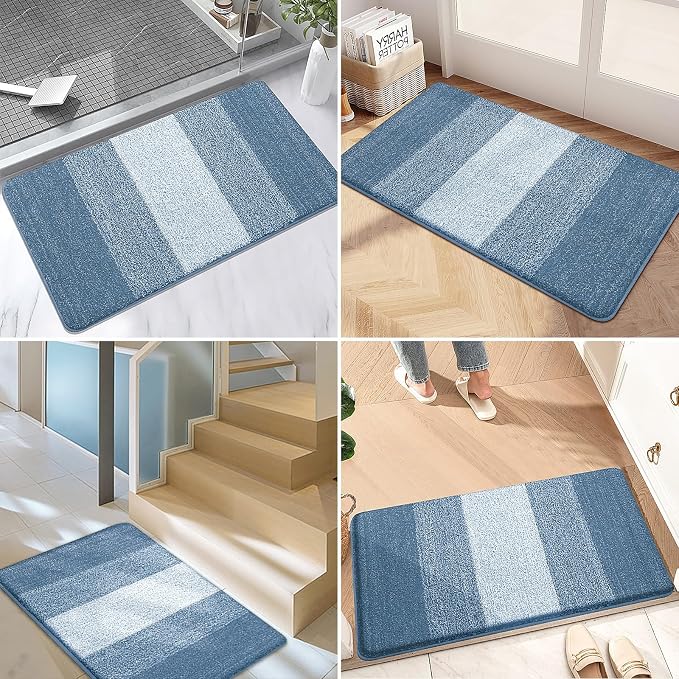 Kitinjoy Indoor Outdoor Door Mat, 70x35 Non-Slip Absorbent Dirt Trapper - Image 6