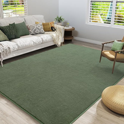 Amearea Large Modern Area Rugs for Bedroom Living Room, 8x10 Feet Sage Green - Image 9