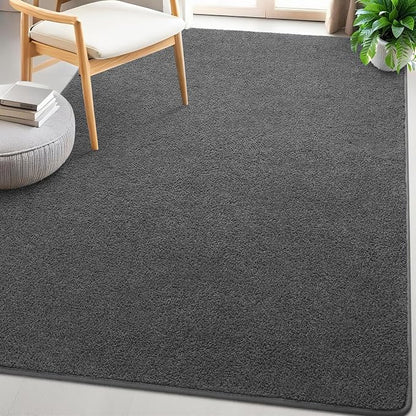 4x6 Feet Grey Area Rugs for Bedroom, Indoor Washable Memory Foam Rug for Living - Image 8