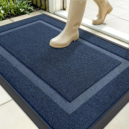 OLANLY Front Door Mat Indoor Outdoor Entrance, Waterproof All-Season, by OLANLY