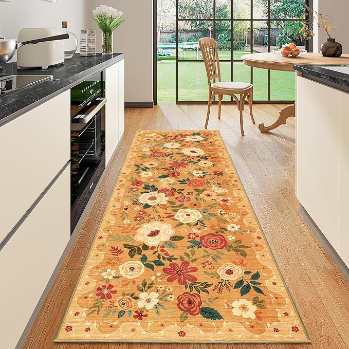 DUKINO Runner Rug, 2x10 Kitchen Hallway Carpet, Washable by DUKINO