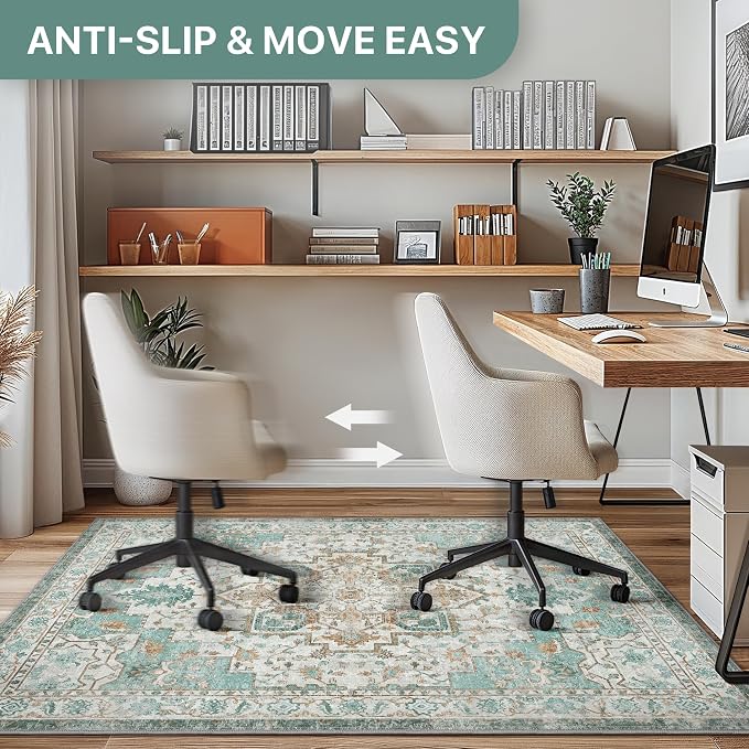 48"x60" Office Chair Mat for Hardwood Tile Floor, Under Desk Carpet Protector - Image 5