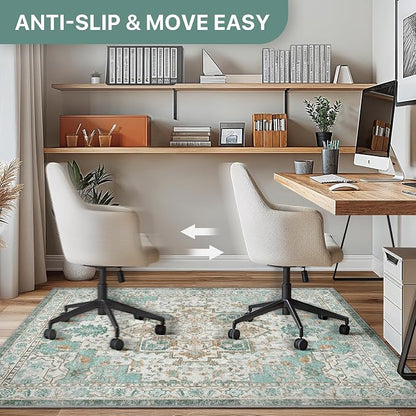 48"x60" Office Chair Mat for Hardwood Tile Floor, Under Desk Carpet Protector - Image 5