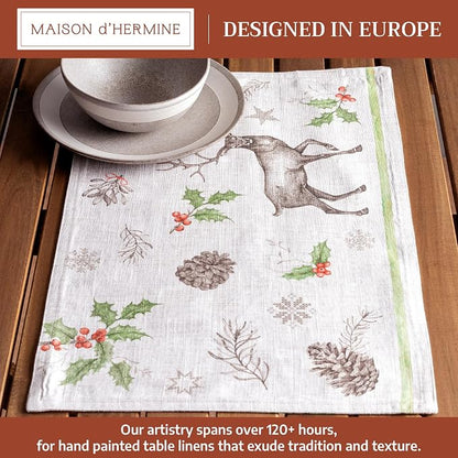 Maison d' Hermine Placemats Set of 4 Reusable 100% Cotton | Cloth Place Mats - Image 2