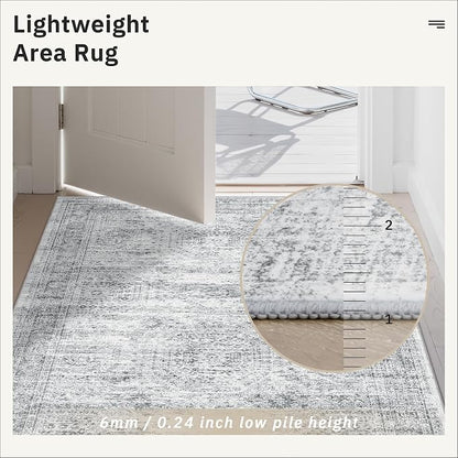 Soalmost 2x4 Washable Rugs for Kitchen, Powder Room Small Area Rug Non-Slip - Image 7