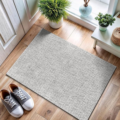 CAMILSON Easy Jute Rug 2x3, Indoor Outdoor Gray Color Farmhouse Area Rugs - Image 6