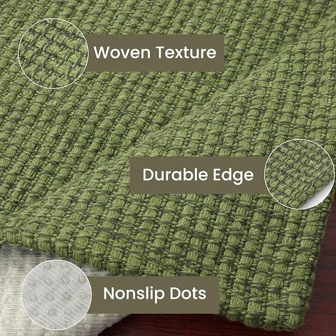 IOHOUZE Washable Runner Rug 2.6x10 Non Slip Rubber Backed Long Hallway Runner - Image 5