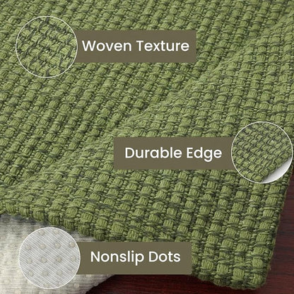 IOHOUZE Washable Runner Rug 2.6x10 Non Slip Rubber Backed Long Hallway Runner - Image 5