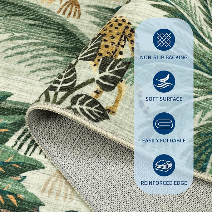 GarveeHome Round Area Rugs 6ft for Bedroom - Image 4