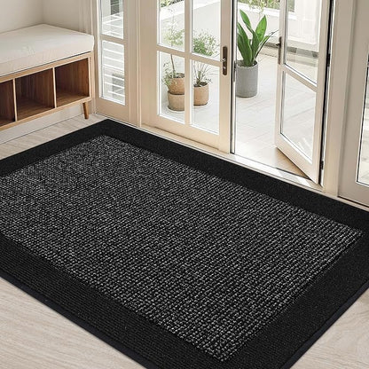 BEQHAUSE Indoor Door Mat 32" x 48", Dirt Trapper Door Mats Non-Slip Entryway by BEQHAUSE