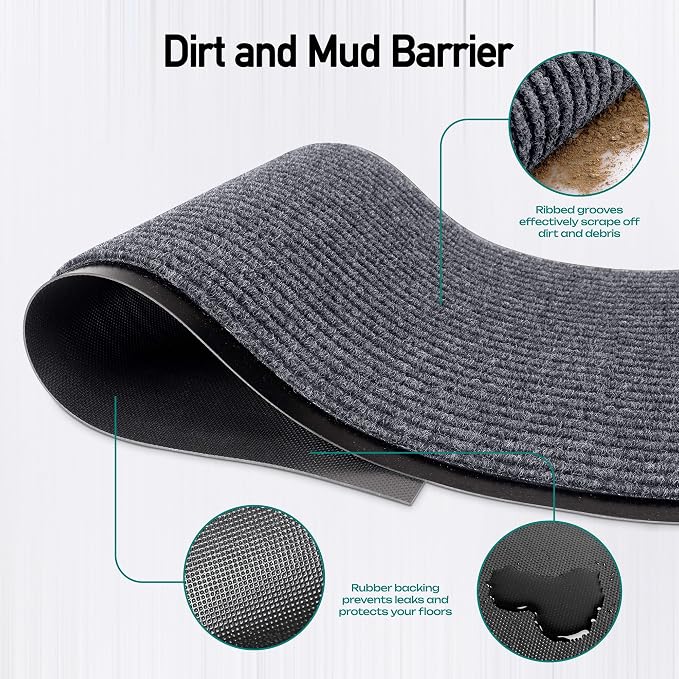MaxMat® 4x8 Outdoor Rug, Extra Large Entryway Mat - Image 4