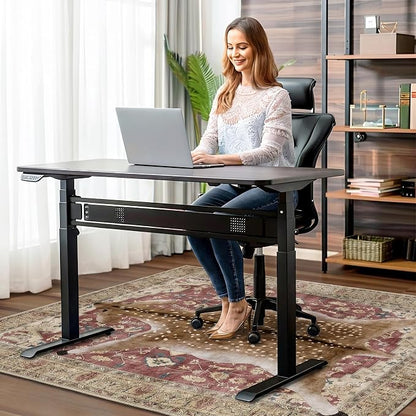 36"x48" Office Chair Mat for Hardwood Tile Floor, Under Desk Carpet Protector - Image 2