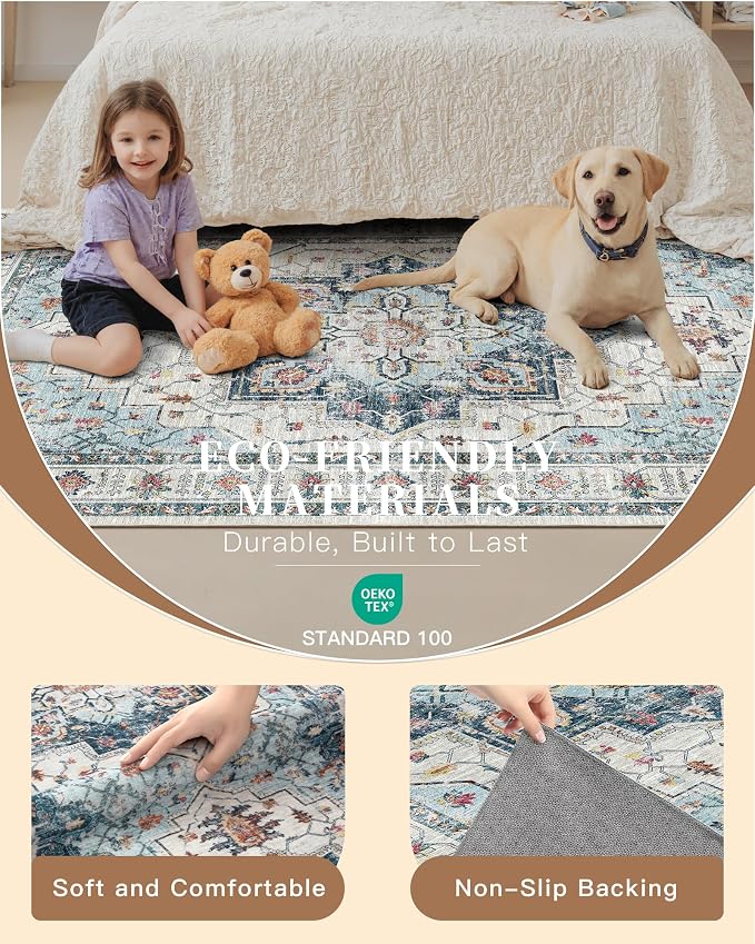 Madane Hallway Runner Rug 2'6''x16' Kitchen Runner - Image 5