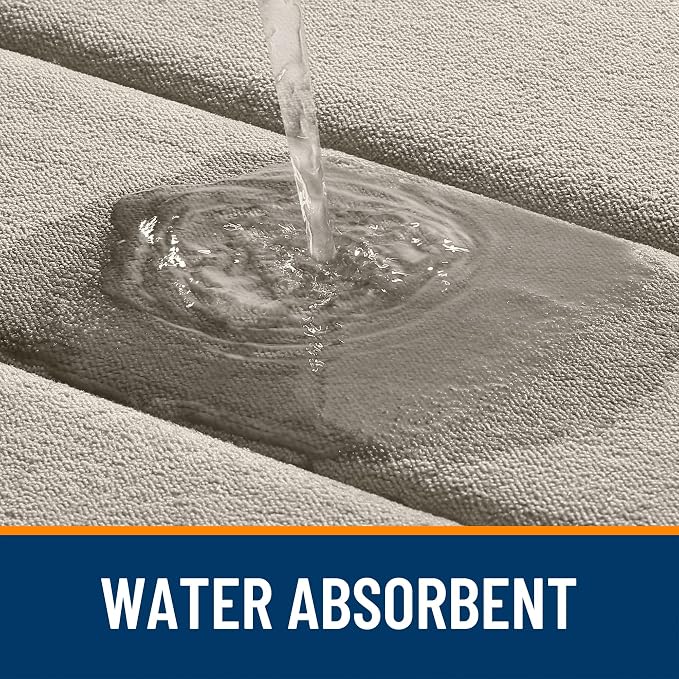 OLANLY Memory Foam Bath Mat 59x35, Super Soft Absorbent Bathroom Rugs, Quick Dry - Image 4
