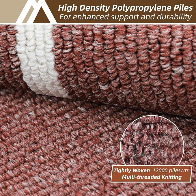 COSY HOMEER Kitchen Rugs Non-Slip 20" x30/20 x48 Inch Thick Polypropylene - Image 2