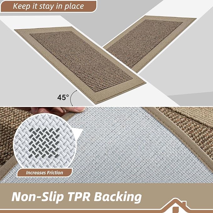 BEQHAUSE Indoor Door Mat 20" x 32", Dirt Trapper Door Mats Non-Slip Entryway - Image 4
