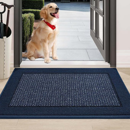 BEQHAUSE Indoor Door Mat 24" x 36", Dirt Trapper Door Mats Non-Slip Entryway by BEQHAUSE