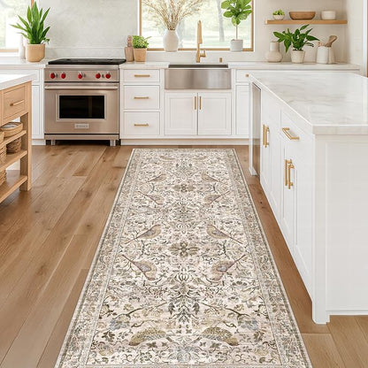 Hazo Haus Boho 2x7 Long Bathroom Runner Rug by HazoHaus