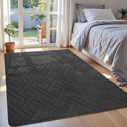 Macgace Ultra Soft Dark Grey Area Rug - Image 2