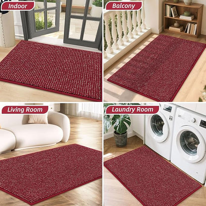 BEQHAUSE Dirt Trapper Door Mat 36" x 60", Non-Slip Washable Doormats Entrance - Image 8