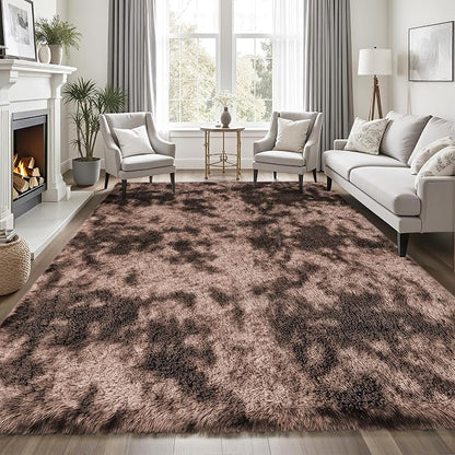 8x10 Area Rugs for Living Room Bedroom:Soft Fluffy Shag Upgrade Non-Slip High - Image 3