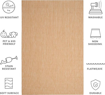 SAFAVIEH Outdoor Area Rug 5'3"x7'7" - Image 10